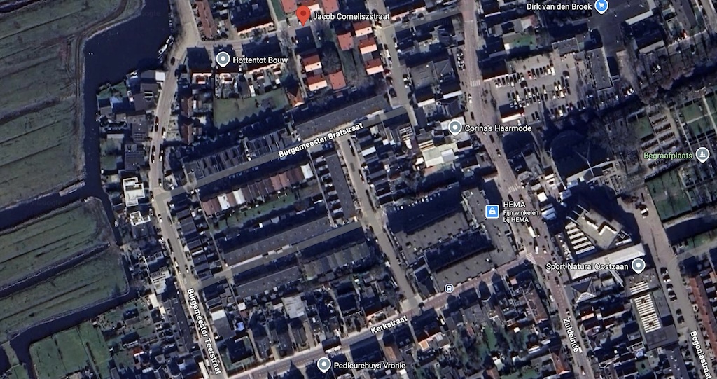Jacob-Corneliszstraat-Teerstraat-Oostzaan-google-maps